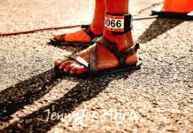 xero shoes z-trail closeup after an ultramarathon