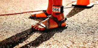 xero shoes z-trail closeup after an ultramarathon