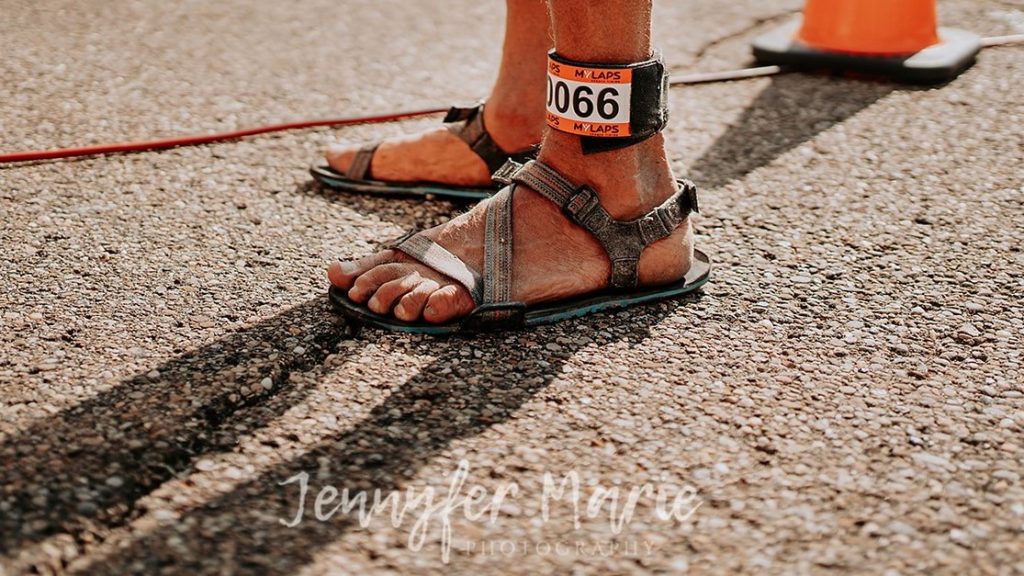 xero shoes z-trail closeup after an ultramarathon