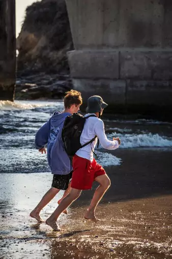 barefoot running