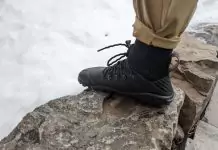 Vivobarefoot MAGNA FOREST ESC in the snow - performance